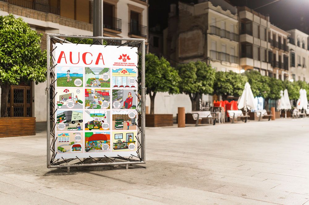 Mercat flor auca